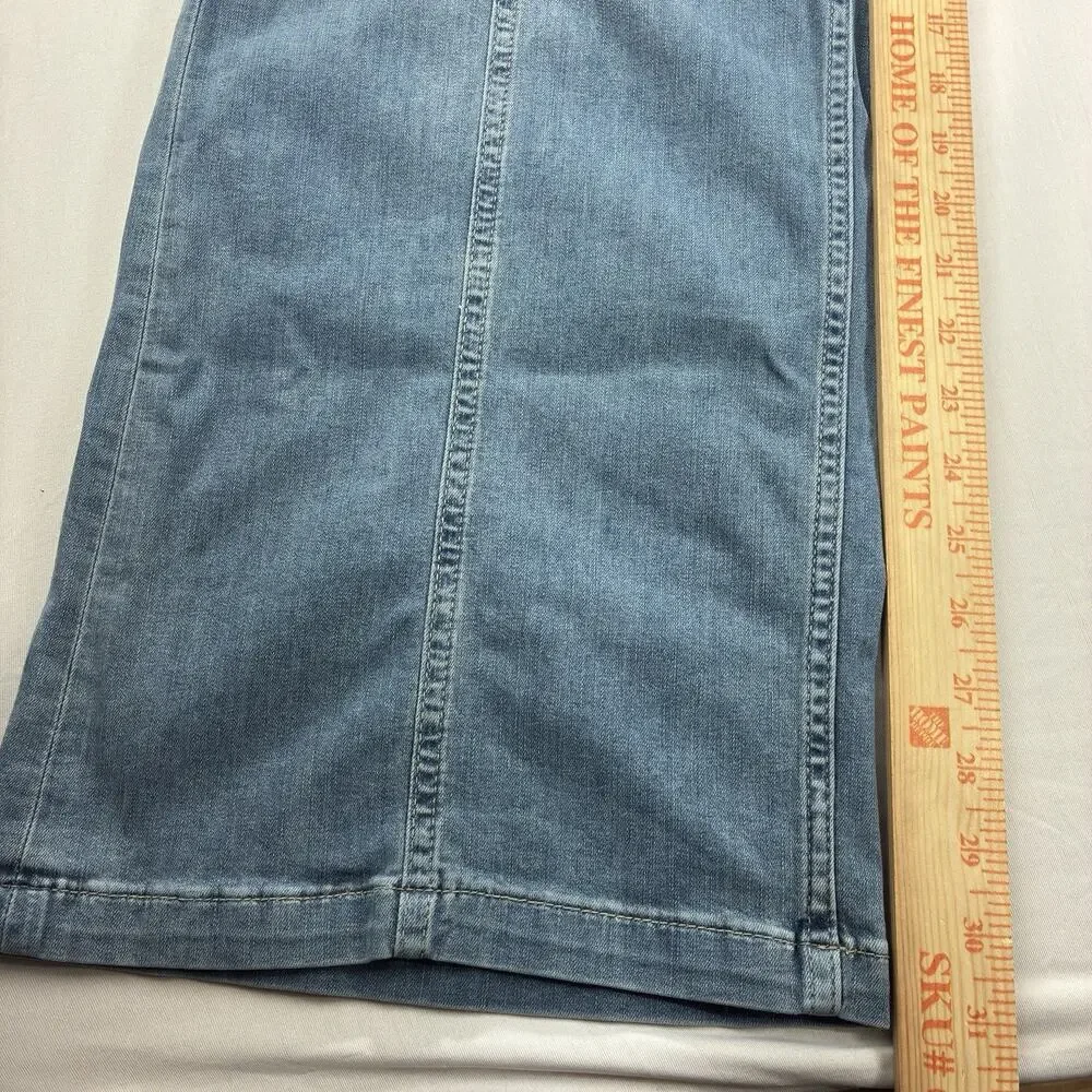 Free People We The Free Wide-Leg Jeans Women’s 25 Medium Wash Blue High Rise